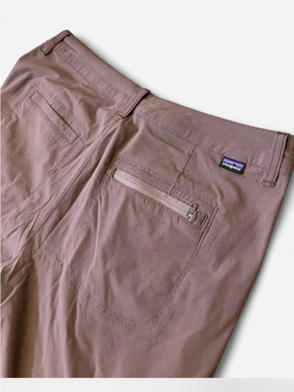 Patagonia Women’s Mauve Brown Zip-Pocket Hiking Climbing Outdoor Pant Size 10